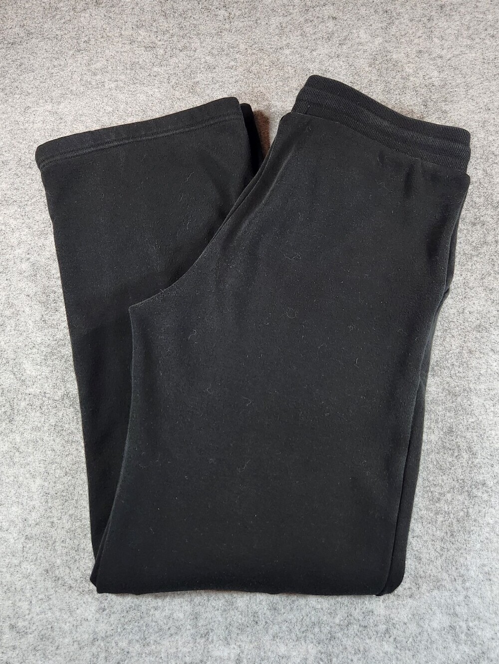 UGG Black Women's Wide Leg Sweatpants with Contrast Drawstring - Picture 3 of 13